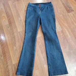 GUESS Fabulous Blue Flare Wide Leg Jeans 28/29 W 32 Leg 22.5 Rise